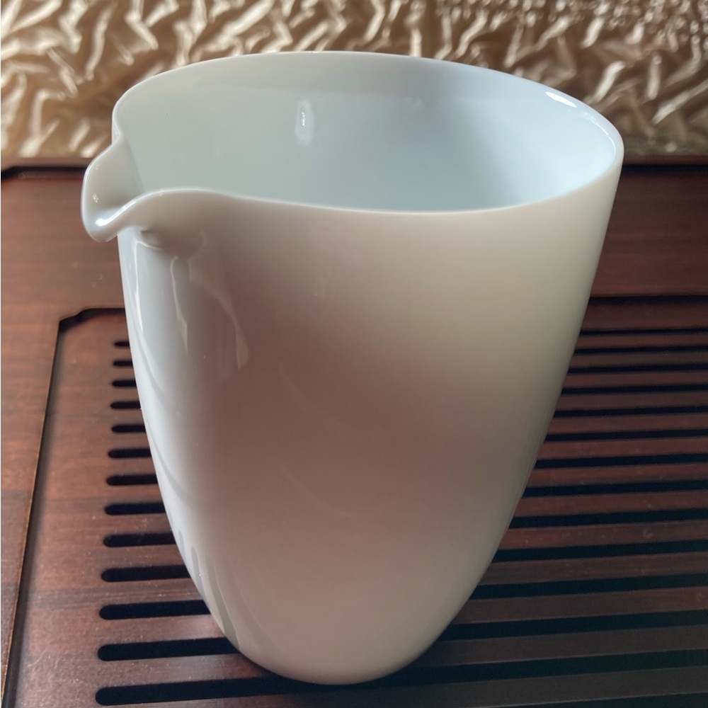 Porcelain Gong Dao Bei Fairness Cup for Gongfu Kungfu tea Puerh puer oolong